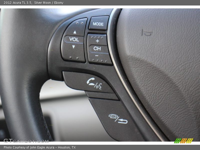 Silver Moon / Ebony 2012 Acura TL 3.5