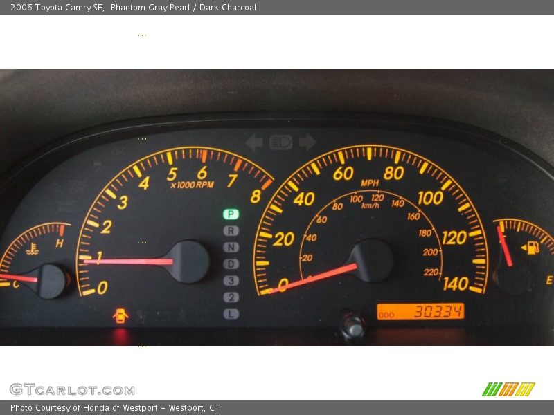 Phantom Gray Pearl / Dark Charcoal 2006 Toyota Camry SE