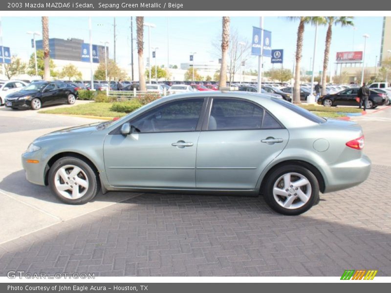 Sepang Green Metallic / Beige 2003 Mazda MAZDA6 i Sedan