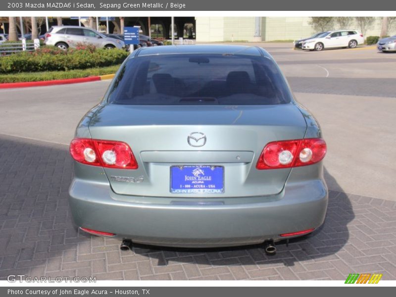 Sepang Green Metallic / Beige 2003 Mazda MAZDA6 i Sedan