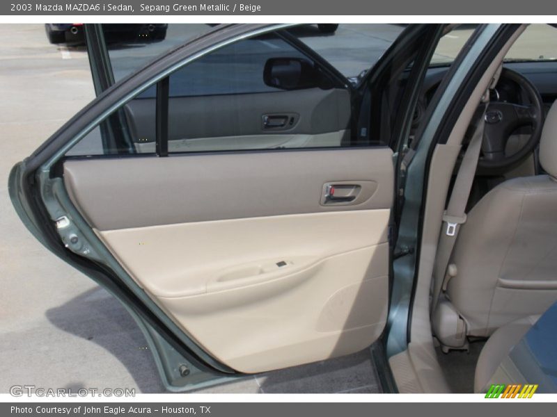 Sepang Green Metallic / Beige 2003 Mazda MAZDA6 i Sedan