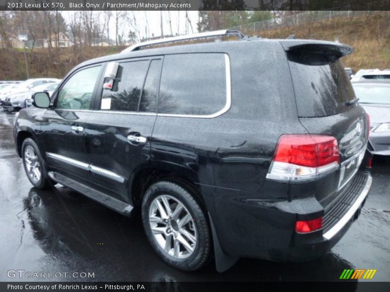 Black Onyx / Parchment/Mahogany Accents 2013 Lexus LX 570