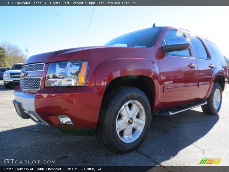 Crystal Red Tintcoat / Light Titanium/Dark Titanium 2013 Chevrolet Tahoe LT