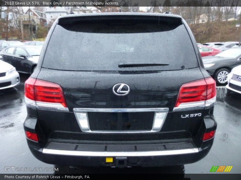 Black Onyx / Parchment/Mahogany Accents 2013 Lexus LX 570