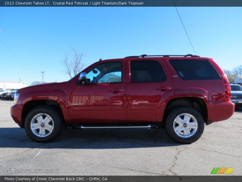 Crystal Red Tintcoat / Light Titanium/Dark Titanium 2013 Chevrolet Tahoe LT