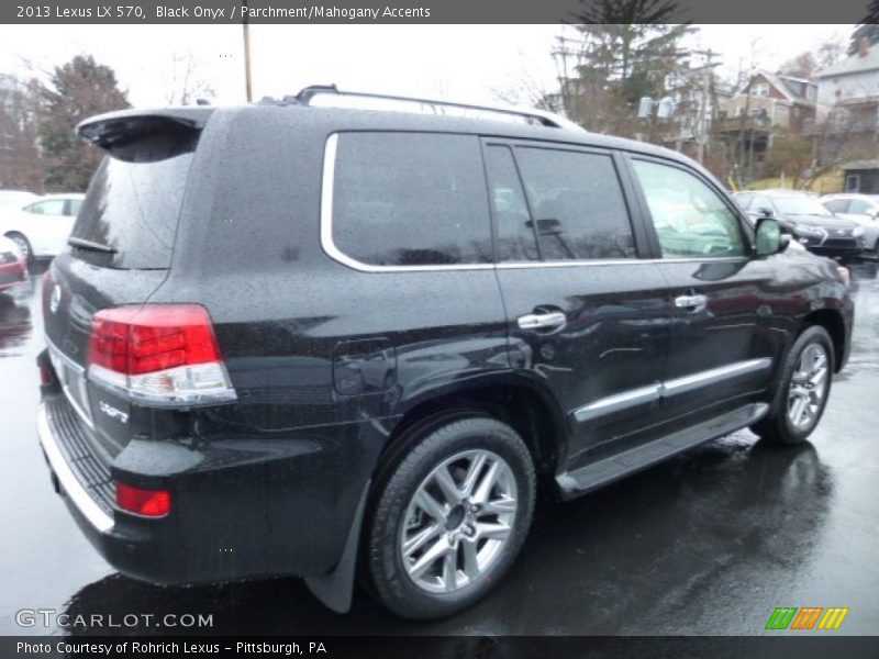 Black Onyx / Parchment/Mahogany Accents 2013 Lexus LX 570