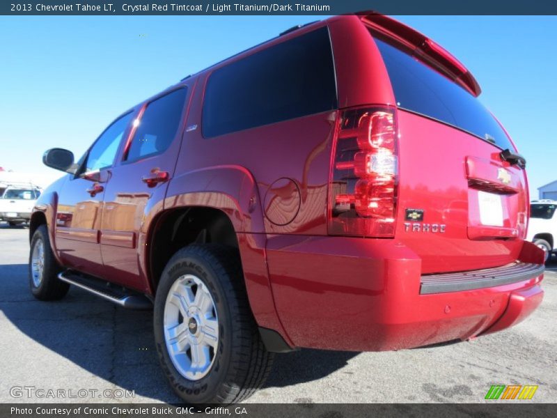 Crystal Red Tintcoat / Light Titanium/Dark Titanium 2013 Chevrolet Tahoe LT