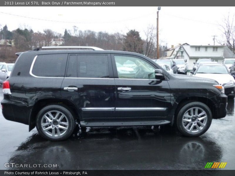 Black Onyx / Parchment/Mahogany Accents 2013 Lexus LX 570