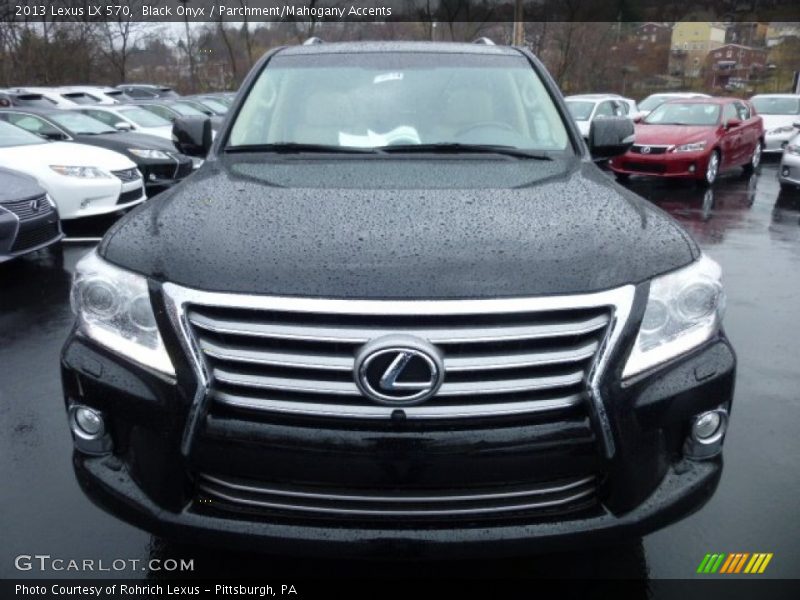 Black Onyx / Parchment/Mahogany Accents 2013 Lexus LX 570