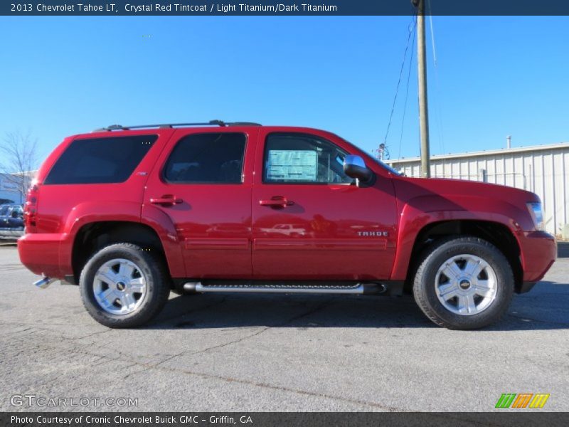 Crystal Red Tintcoat / Light Titanium/Dark Titanium 2013 Chevrolet Tahoe LT