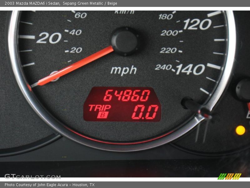 Sepang Green Metallic / Beige 2003 Mazda MAZDA6 i Sedan