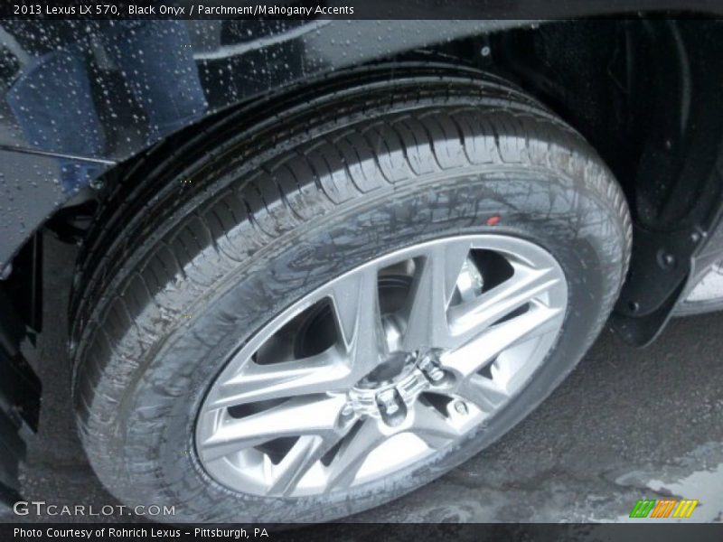 Black Onyx / Parchment/Mahogany Accents 2013 Lexus LX 570
