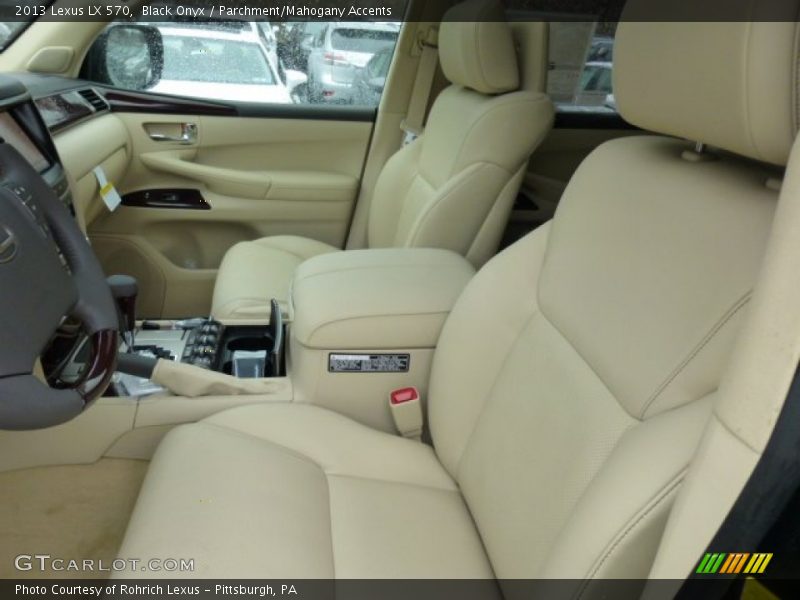 Black Onyx / Parchment/Mahogany Accents 2013 Lexus LX 570