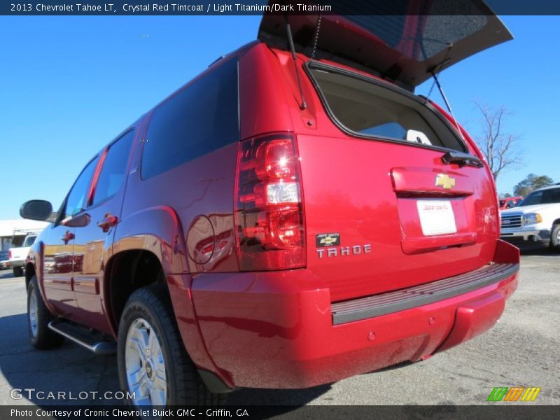 Crystal Red Tintcoat / Light Titanium/Dark Titanium 2013 Chevrolet Tahoe LT