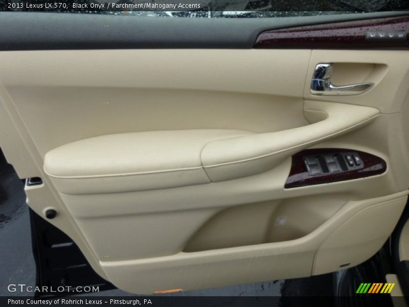 Black Onyx / Parchment/Mahogany Accents 2013 Lexus LX 570