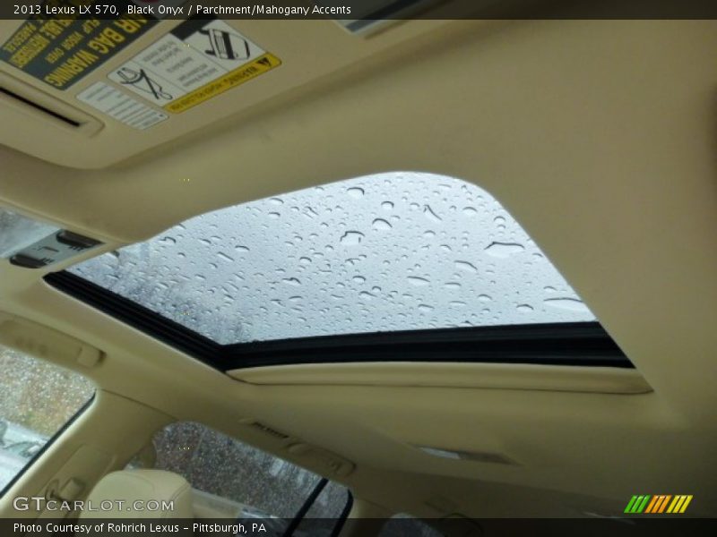 Black Onyx / Parchment/Mahogany Accents 2013 Lexus LX 570