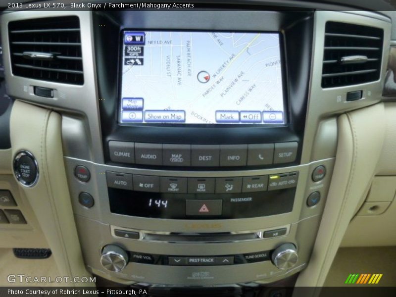 Black Onyx / Parchment/Mahogany Accents 2013 Lexus LX 570