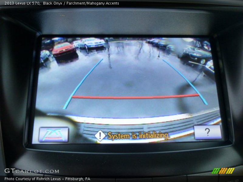 Black Onyx / Parchment/Mahogany Accents 2013 Lexus LX 570