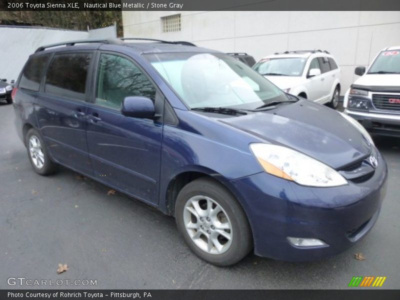 Nautical Blue Metallic / Stone Gray 2006 Toyota Sienna XLE