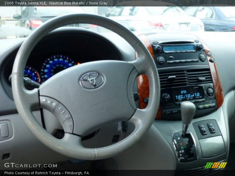 Nautical Blue Metallic / Stone Gray 2006 Toyota Sienna XLE