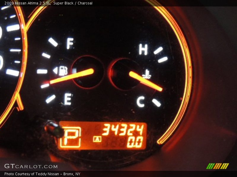 Super Black / Charcoal 2009 Nissan Altima 2.5 SL