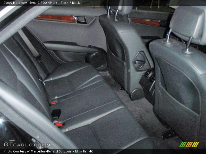 Black / Black 2009 Mercedes-Benz C 300 4Matic