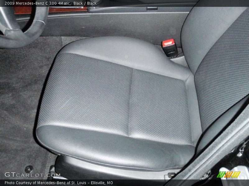 Black / Black 2009 Mercedes-Benz C 300 4Matic