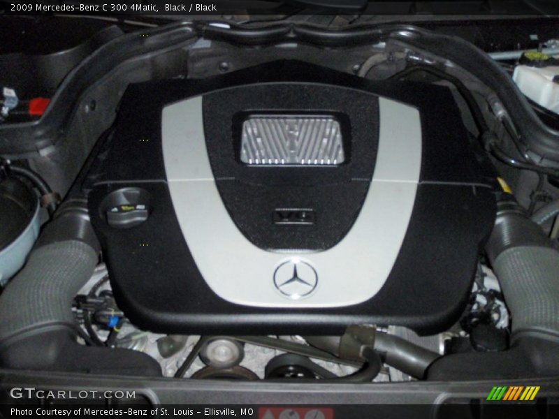 Black / Black 2009 Mercedes-Benz C 300 4Matic
