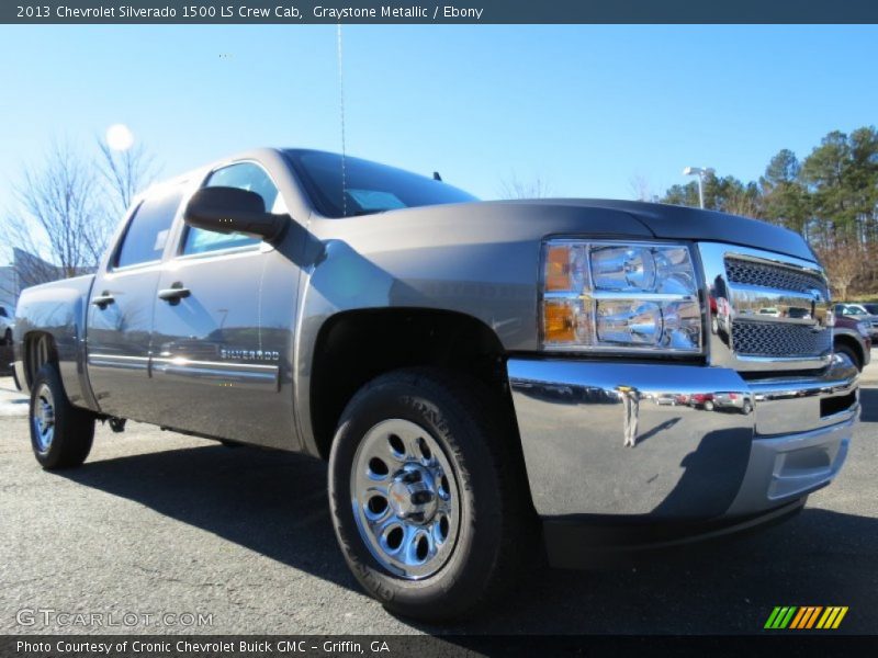 Graystone Metallic / Ebony 2013 Chevrolet Silverado 1500 LS Crew Cab