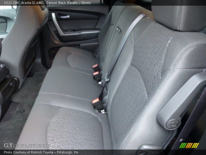 Carbon Black Metallic / Ebony 2011 GMC Acadia SL AWD
