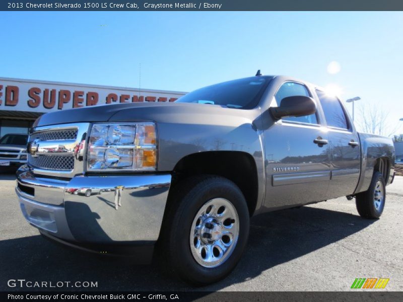 Graystone Metallic / Ebony 2013 Chevrolet Silverado 1500 LS Crew Cab