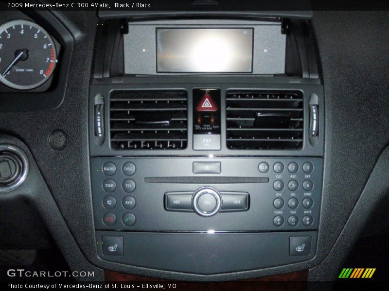 Black / Black 2009 Mercedes-Benz C 300 4Matic
