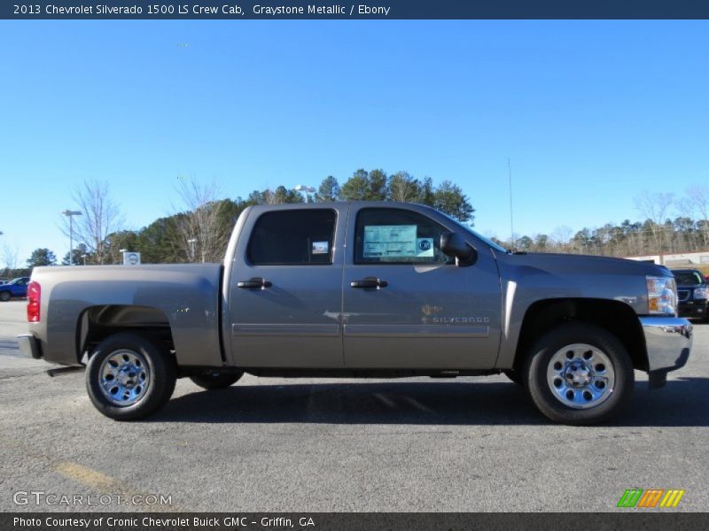 Graystone Metallic / Ebony 2013 Chevrolet Silverado 1500 LS Crew Cab