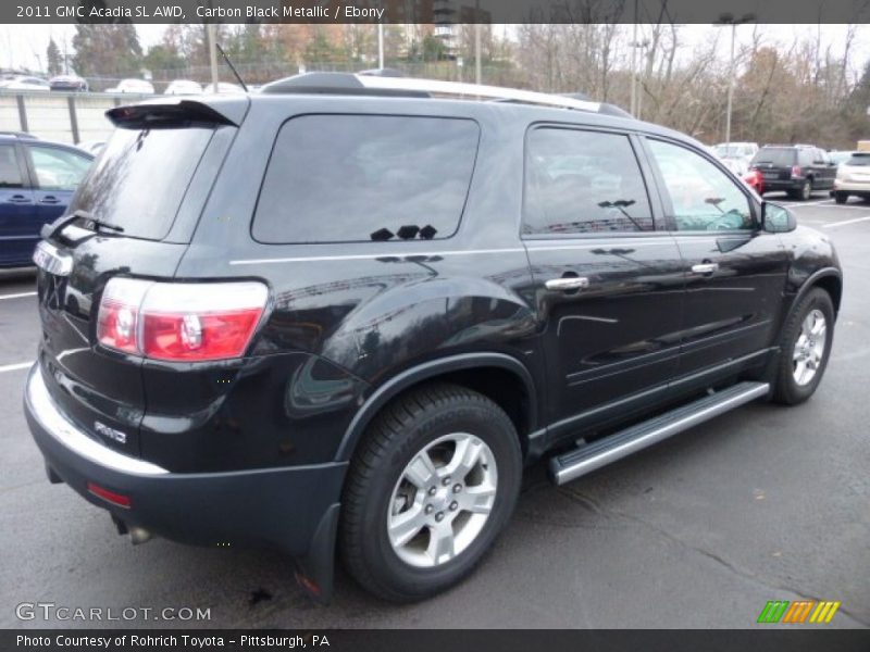 Carbon Black Metallic / Ebony 2011 GMC Acadia SL AWD