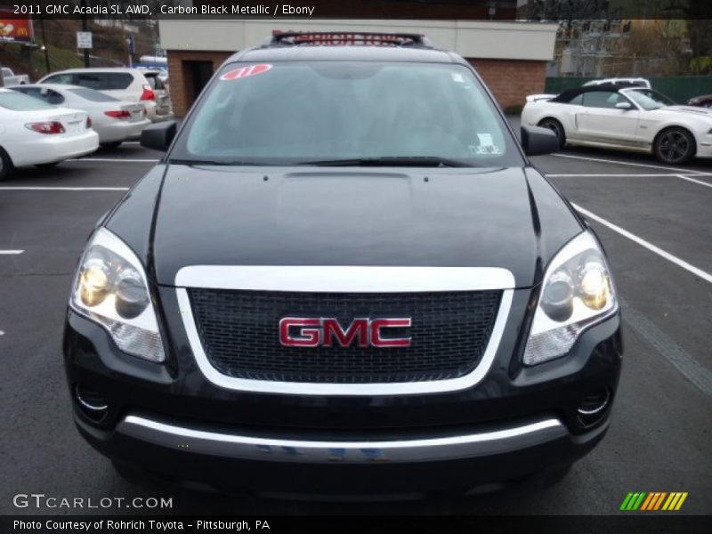 Carbon Black Metallic / Ebony 2011 GMC Acadia SL AWD