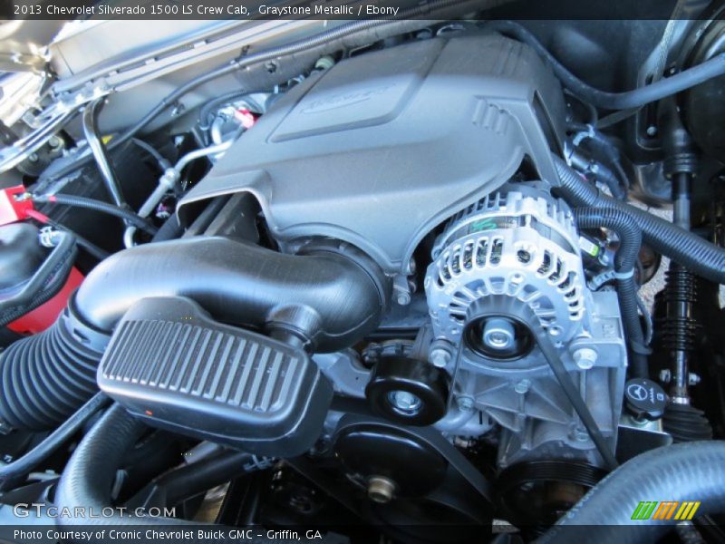 Graystone Metallic / Ebony 2013 Chevrolet Silverado 1500 LS Crew Cab