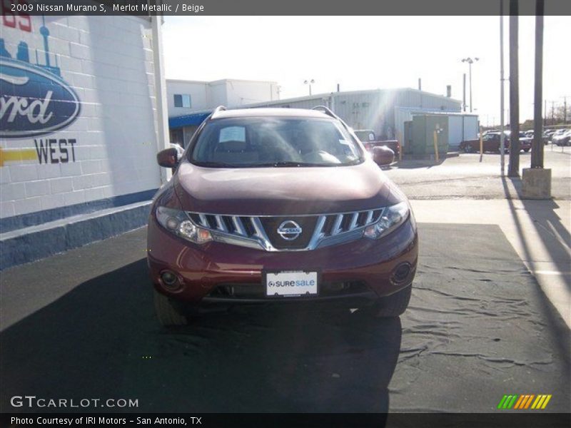 Merlot Metallic / Beige 2009 Nissan Murano S