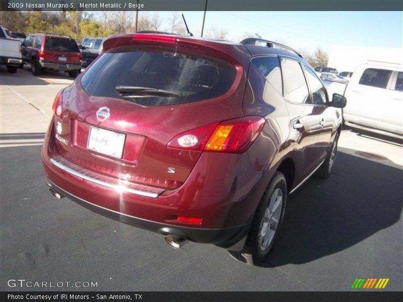 Merlot Metallic / Beige 2009 Nissan Murano S
