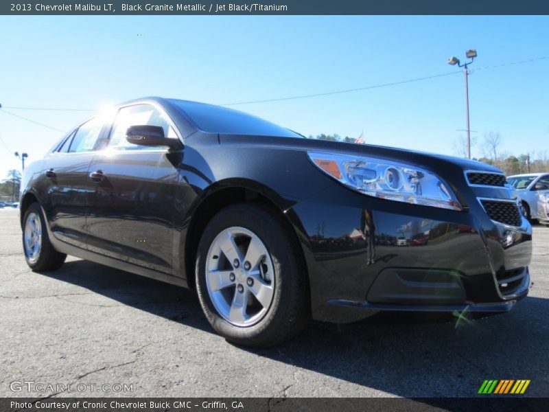 Black Granite Metallic / Jet Black/Titanium 2013 Chevrolet Malibu LT
