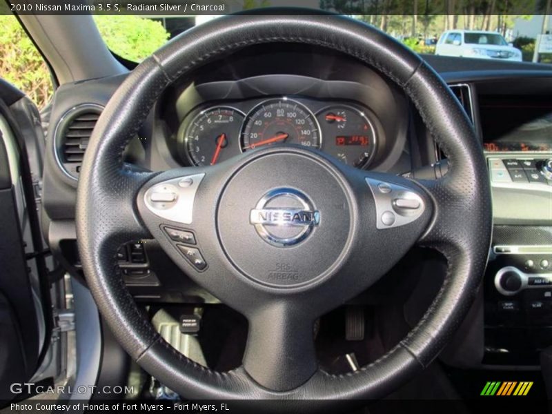 Radiant Silver / Charcoal 2010 Nissan Maxima 3.5 S