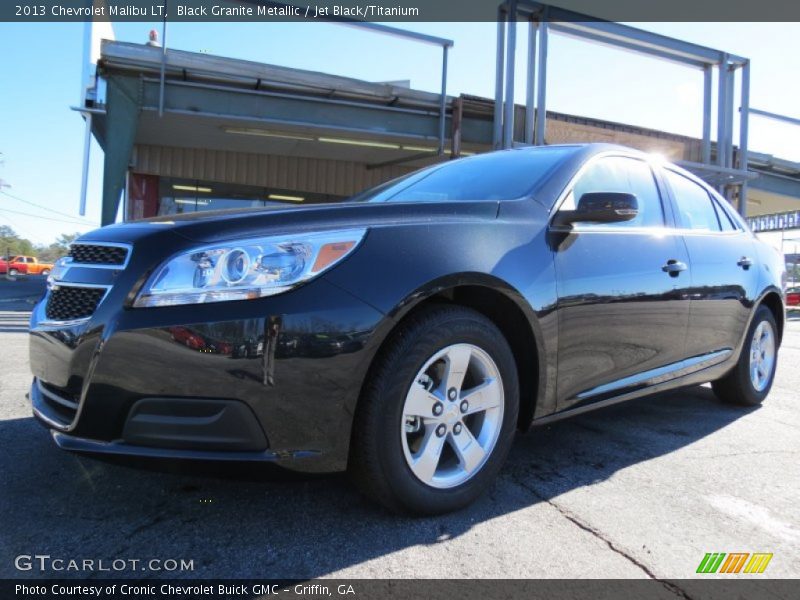 Black Granite Metallic / Jet Black/Titanium 2013 Chevrolet Malibu LT