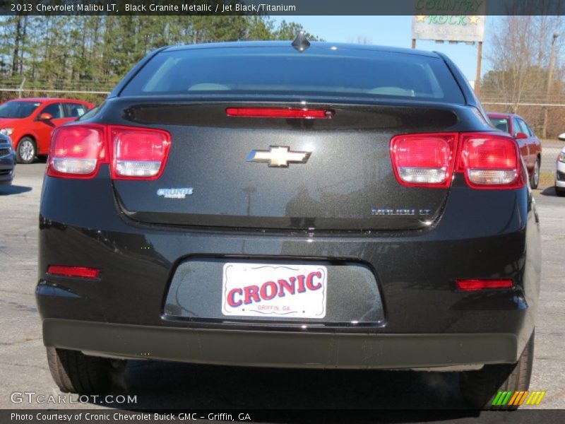 Black Granite Metallic / Jet Black/Titanium 2013 Chevrolet Malibu LT
