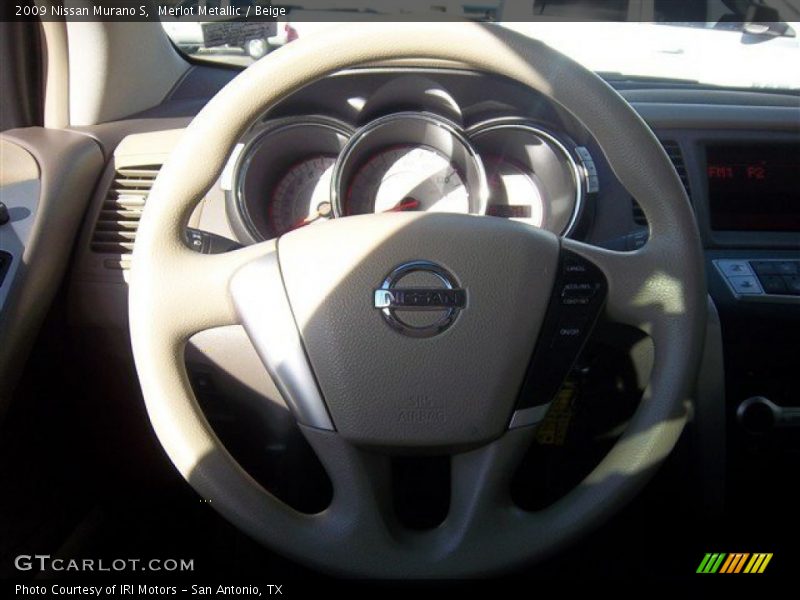 Merlot Metallic / Beige 2009 Nissan Murano S