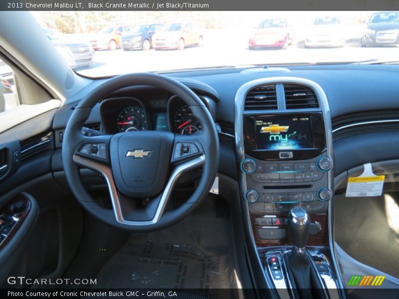 Black Granite Metallic / Jet Black/Titanium 2013 Chevrolet Malibu LT