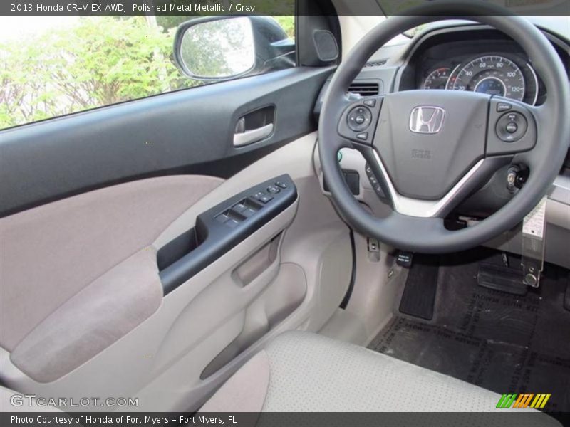 Polished Metal Metallic / Gray 2013 Honda CR-V EX AWD