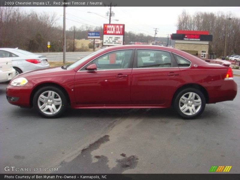 Red Jewel Tintcoat / Neutral 2009 Chevrolet Impala LT