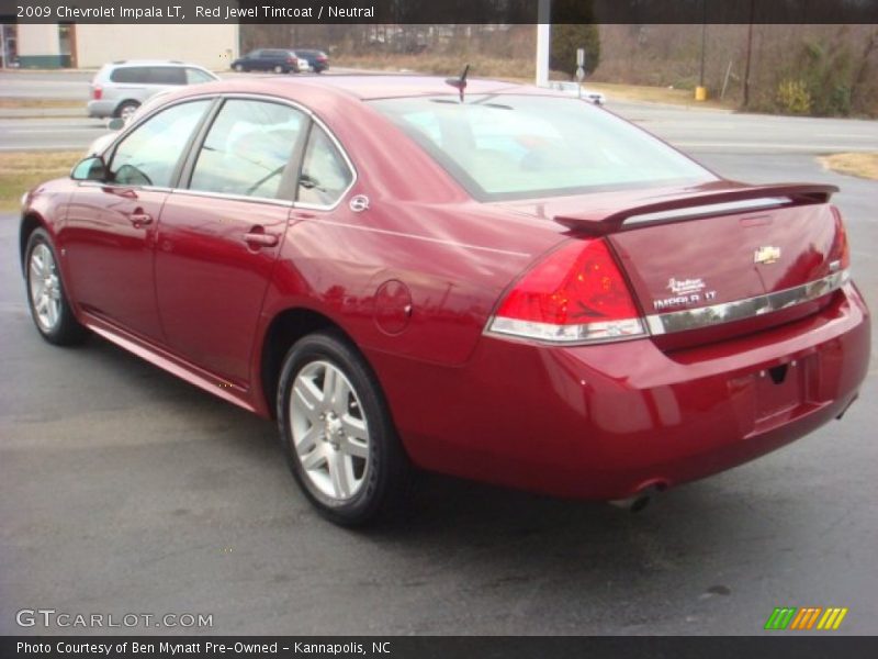 Red Jewel Tintcoat / Neutral 2009 Chevrolet Impala LT