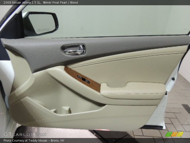 Winter Frost Pearl / Blond 2009 Nissan Altima 2.5 SL