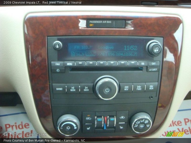 Red Jewel Tintcoat / Neutral 2009 Chevrolet Impala LT