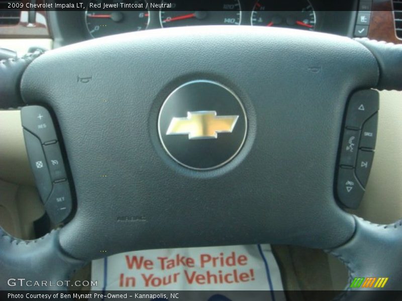 Red Jewel Tintcoat / Neutral 2009 Chevrolet Impala LT